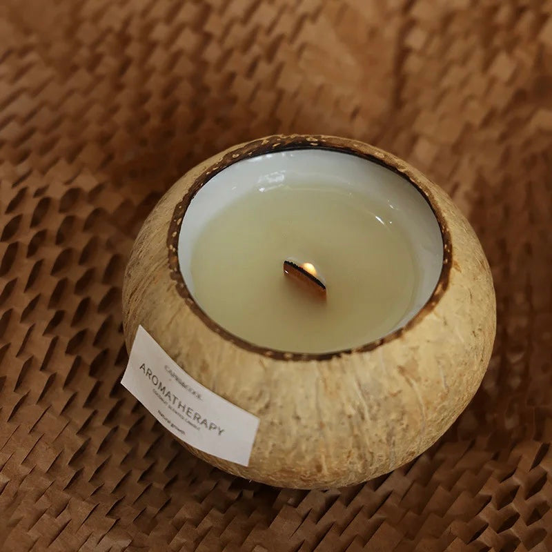 Coconut Shell Aromatherapy Candle
