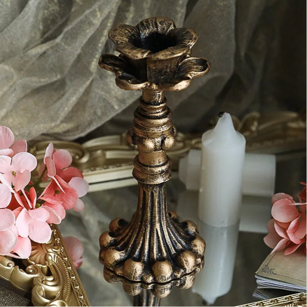 Set of Rustic Vintage Candle Holder