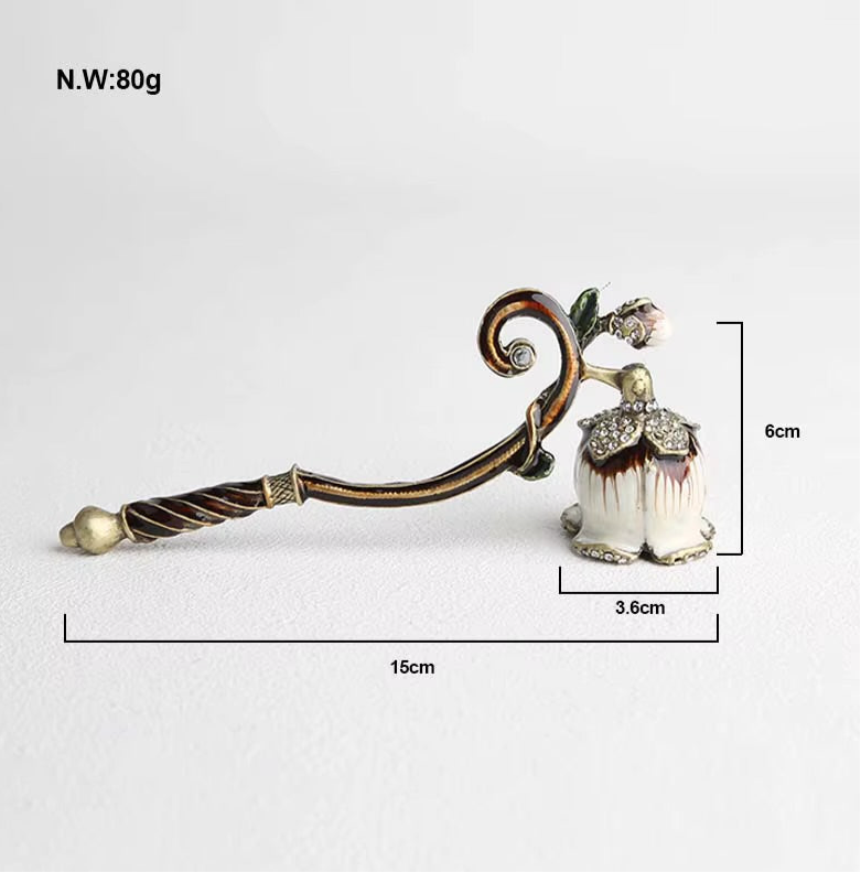 Vintage Diamond Candle Wick Snuffer