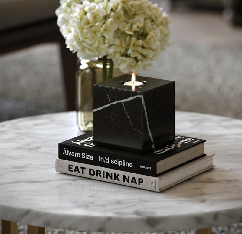 Incense Burner Marble Stone Candle Holders