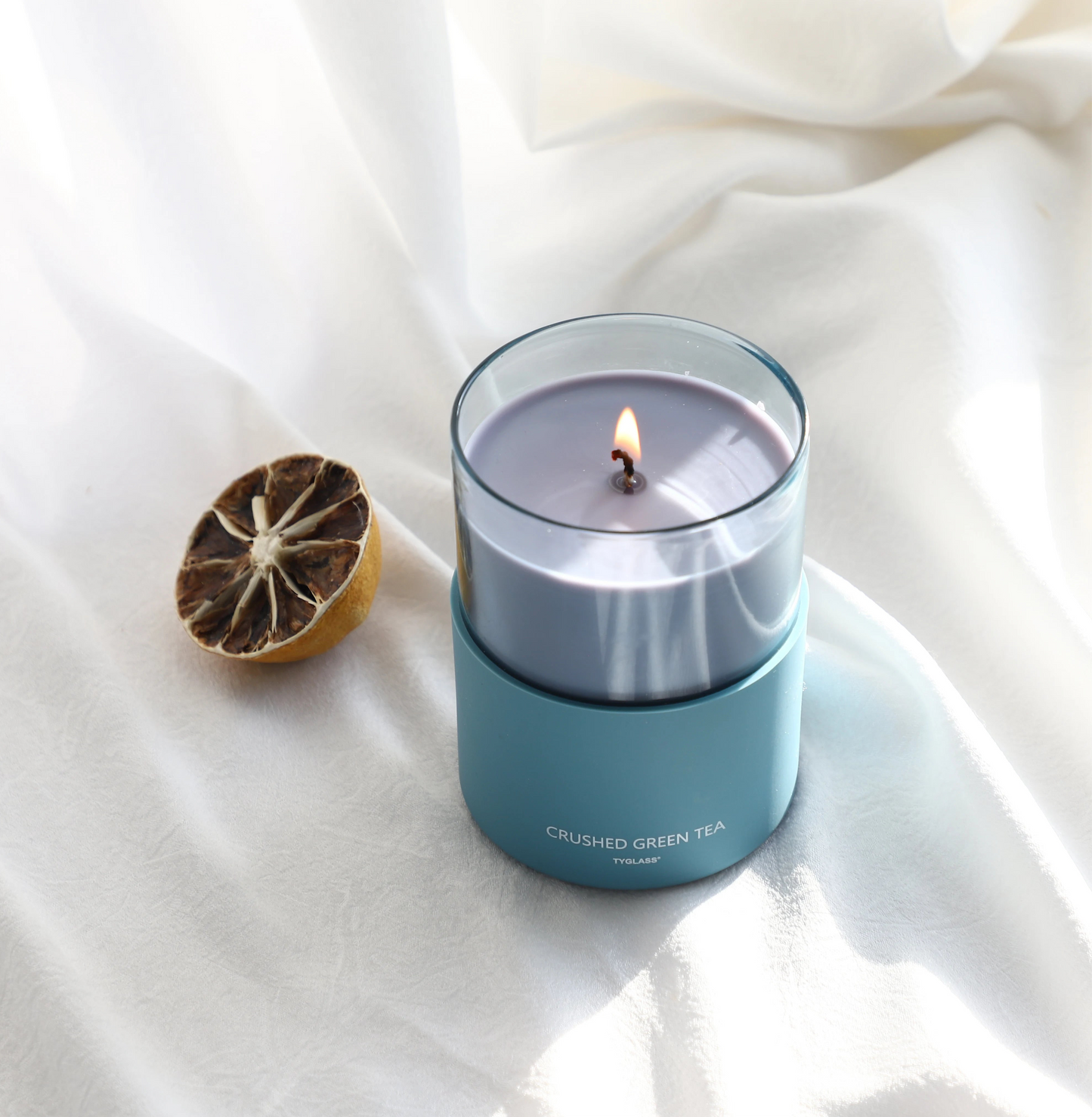 Colorful Glass Candle Jar