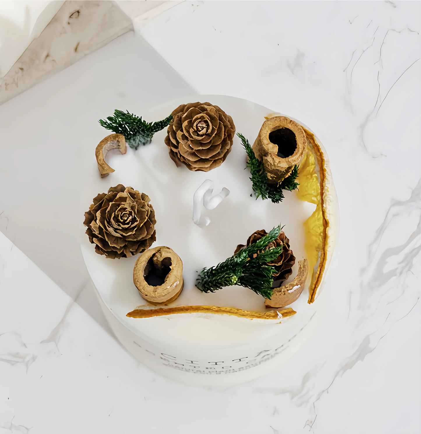 Vanilla Dried Flower Candle