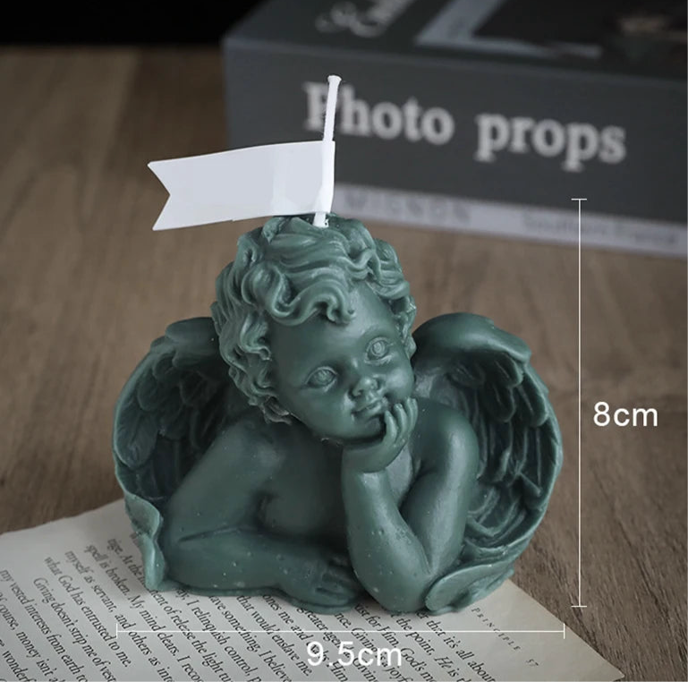 Pack of 2 Small Children Angel Aroma Candle