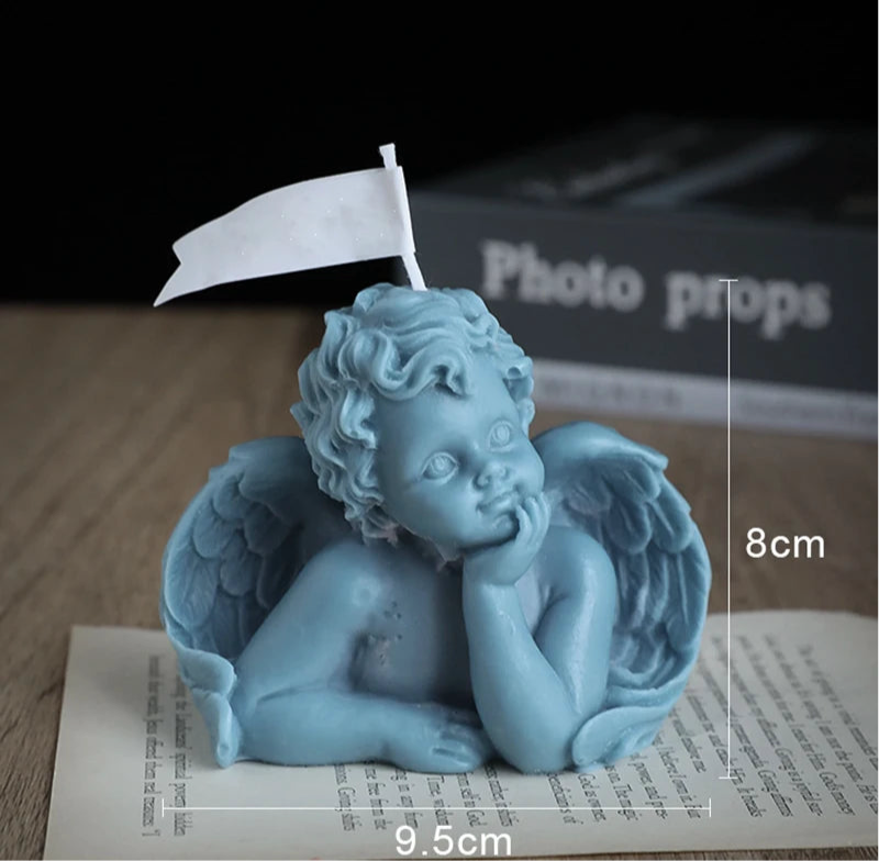 Pack of 2 Small Children Angel Aroma Candle