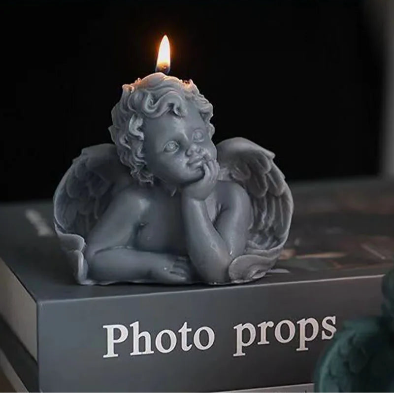 Pack of 2 Small Children Angel Aroma Candle