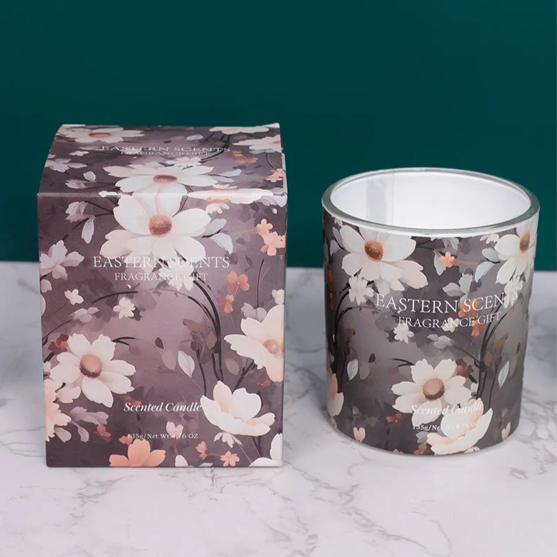 Essential Oil Perfume Glass Candle