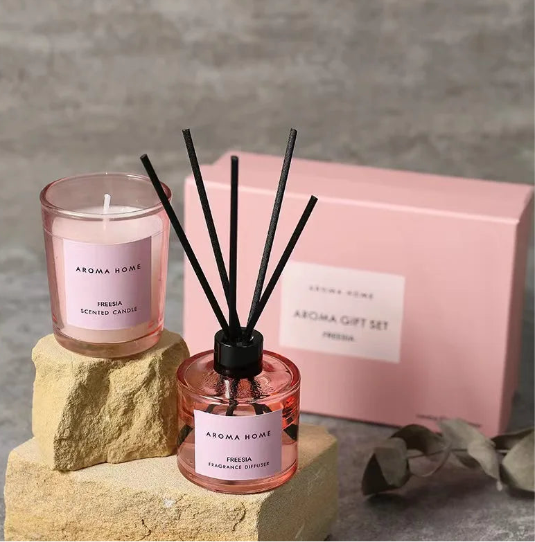 Reed Diffuser and Candle Gift Box Set
