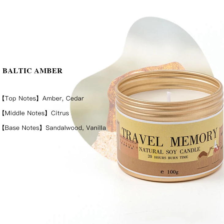 Pack of 4 Travel Memory Candle