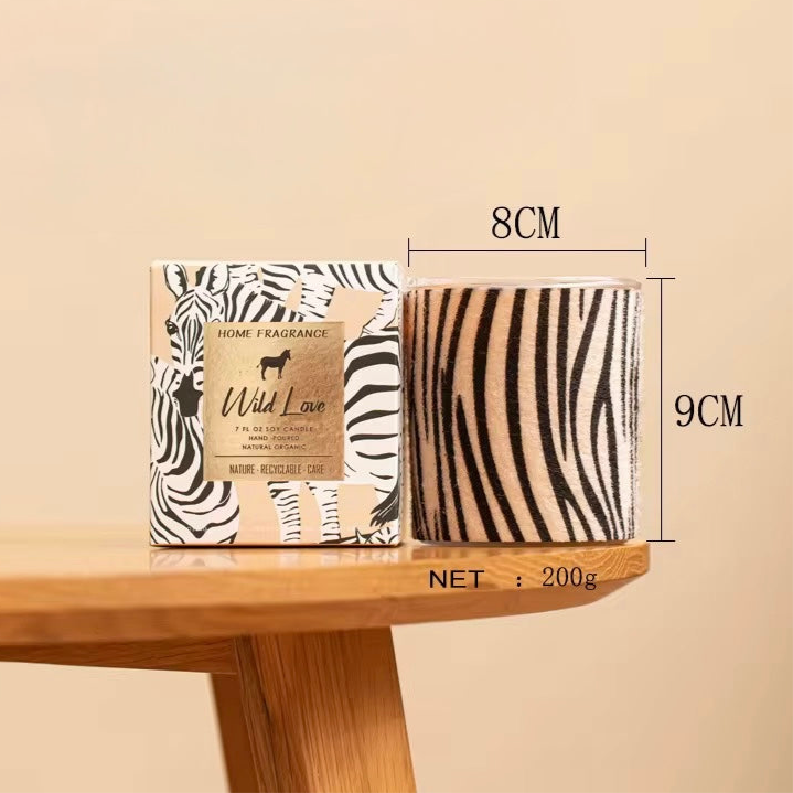 Pack of 2 Handmade Sandalwood Soy Wax Candles