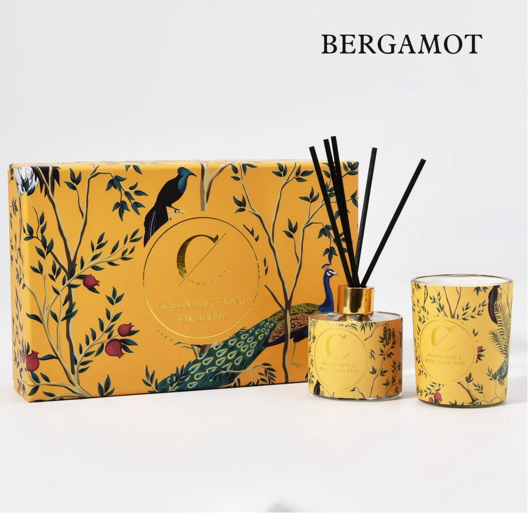 Midnight Scented Candle & Reed Diffuser Gift