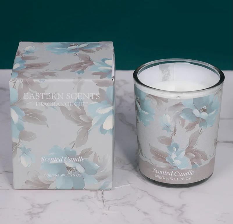 Essential Oil Perfume Glass Candle