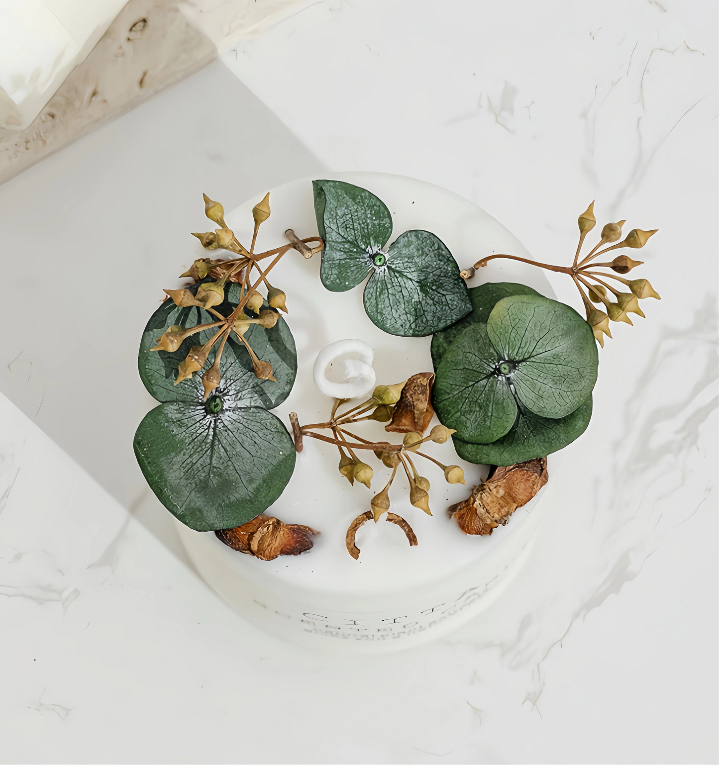 Vanilla Dried Flower Candle