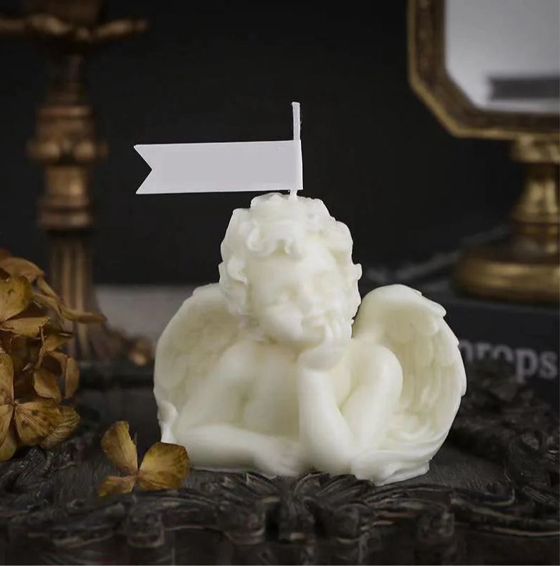 Pack of 2 Small Children Angel Aroma Candle