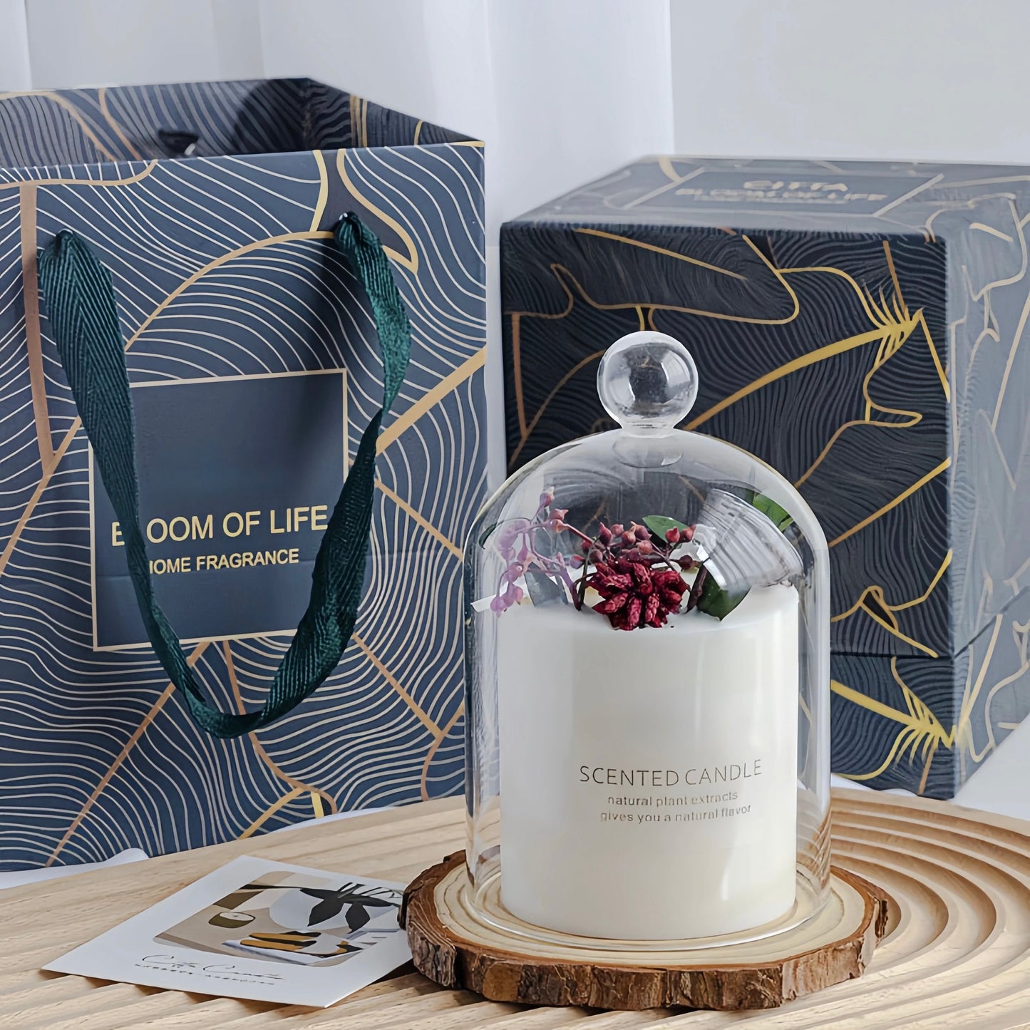 Vanilla Dried Flower Candle