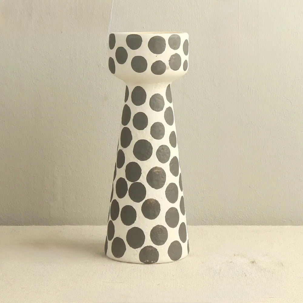 Set of Elegant Retro Ceramic Candle Holder