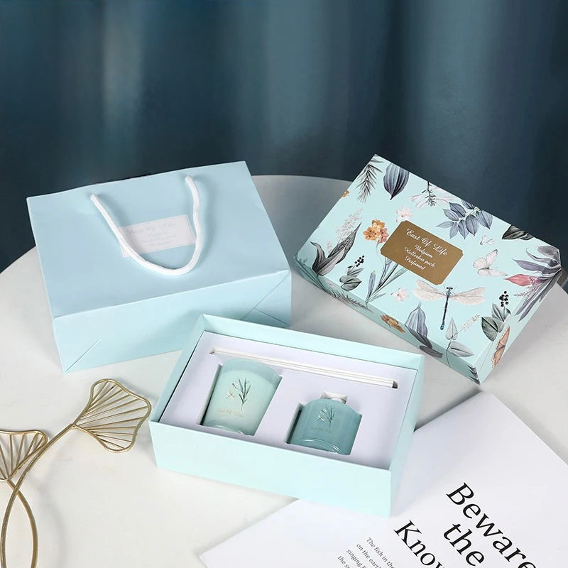 Luxe Reed Diffuser and Candle Set Gift Set