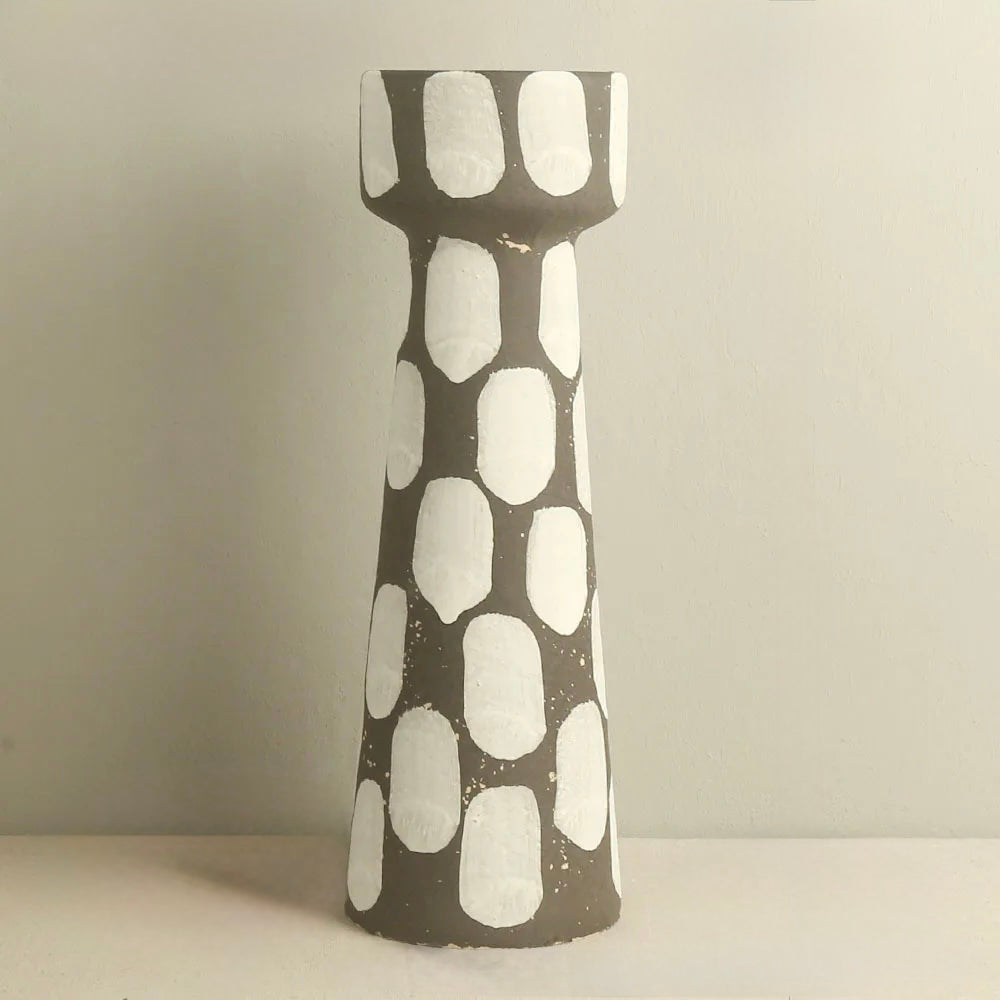 Set of Elegant Retro Ceramic Candle Holder