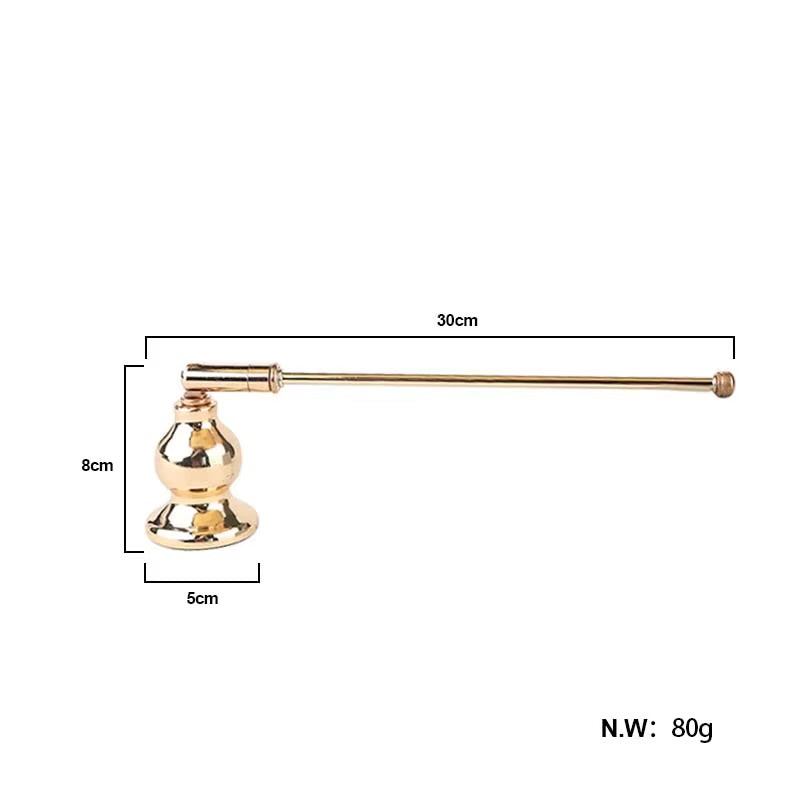 Gold & Silver Bell Shaped Candle Snuffer
