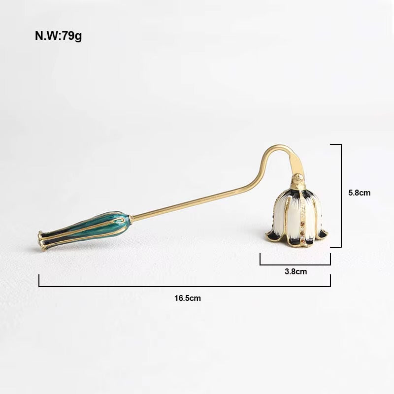 Vintage Diamond Candle Wick Snuffer