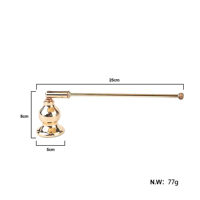Gold & Silver Bell Shaped Candle Snuffer