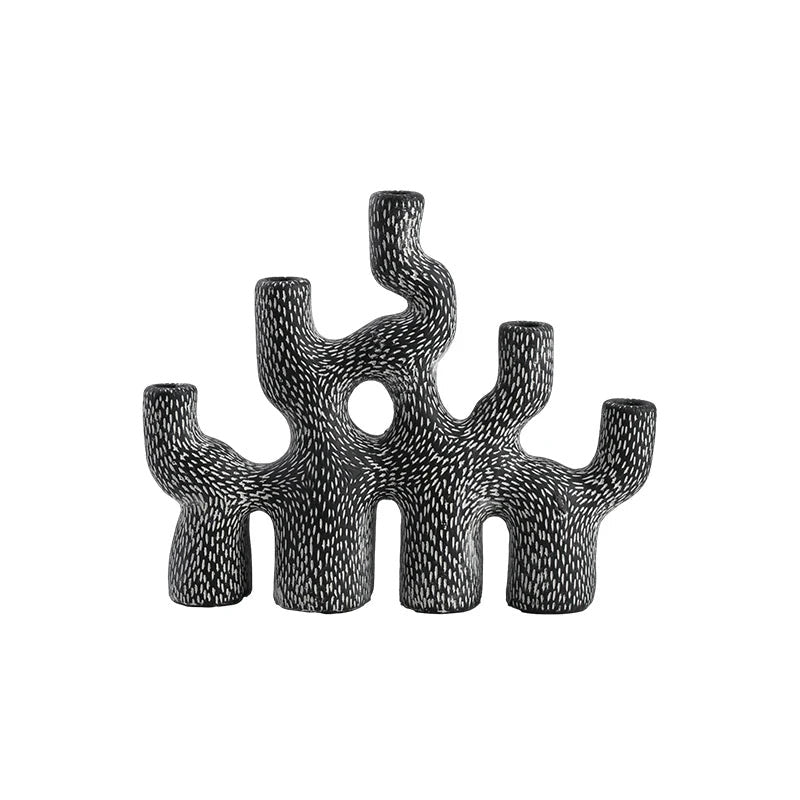 Flolenco Coral Design Cement Candle