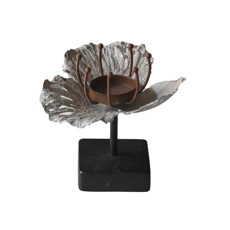 French Candle Flower Shape Candle Holder