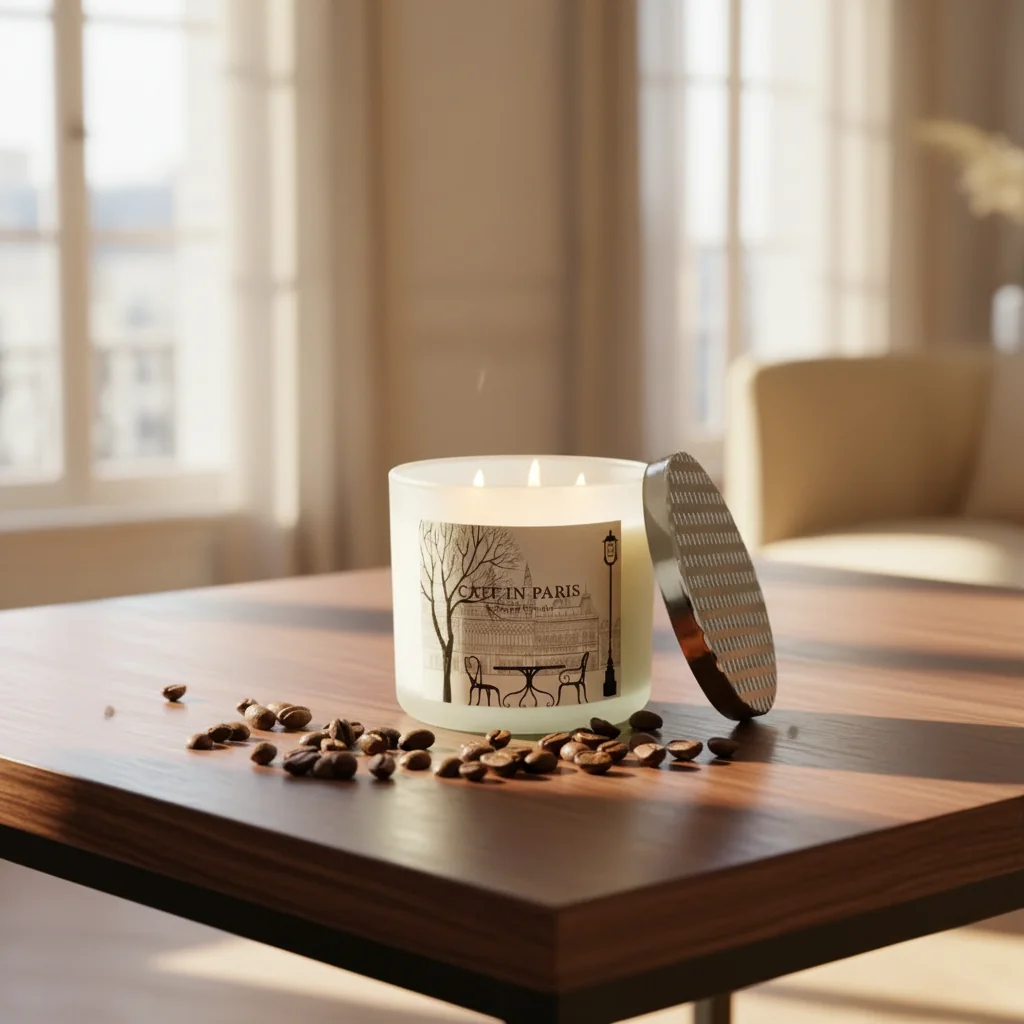 Pack of 5 Organic Soy Paris Candle